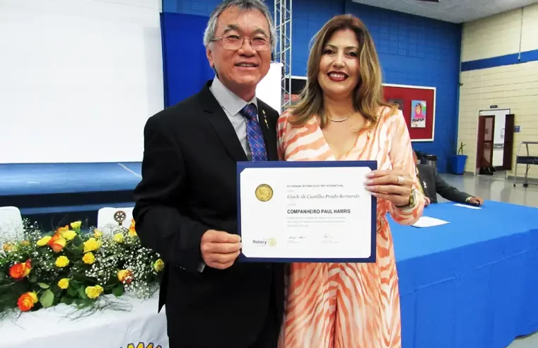 Gisele Bernardo é empossada presidente do Rotary de Mogi Mirim