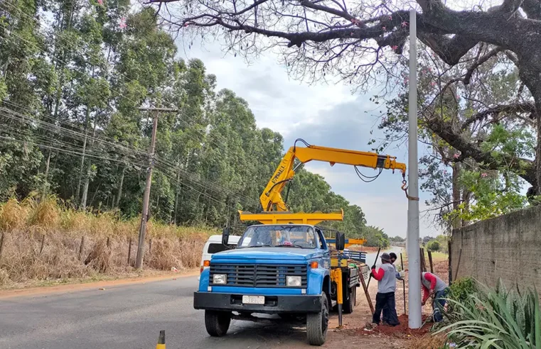 Nova infraestrutura de iluminação começa a ser instalada na Avenida Lorenço Gerbi