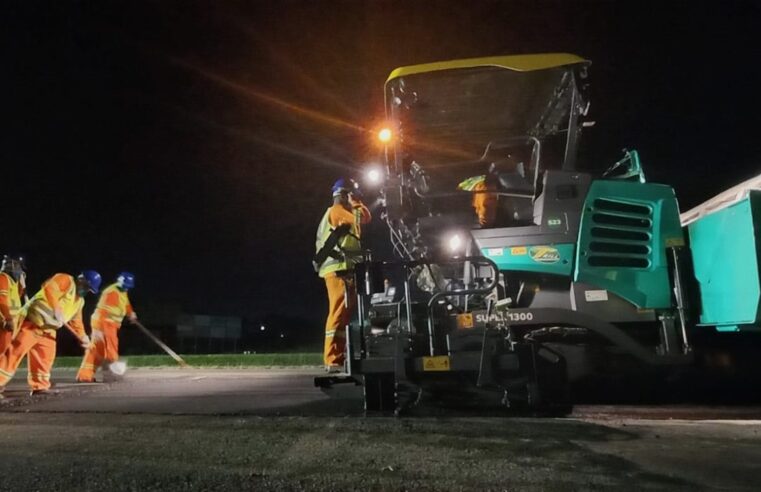 Obras de recuperação do pavimento avançam pela SP-340 e SP-344