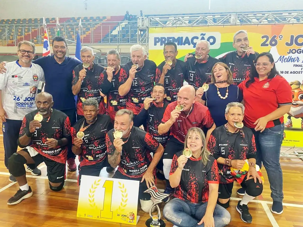 Mogi Guaçu conquista seis medalhas na fase final do 26º Jogos da Melhor Idade