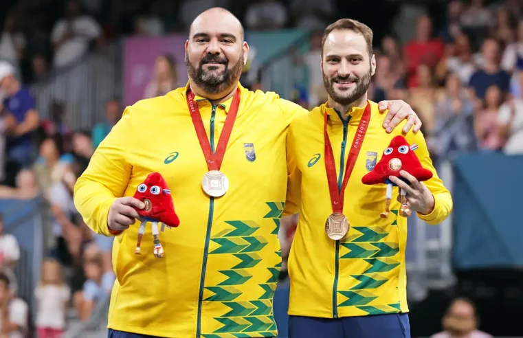 Nas duplas, Luiz Filipe Manara conquista medalha de bronze nas Paralimpíadas