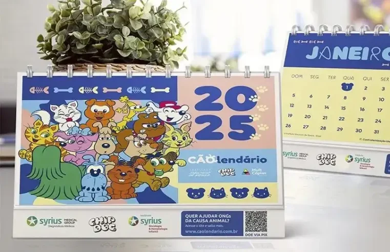 Projeto ‘Cãolendário’ pretende distribuir 15 mil unidades