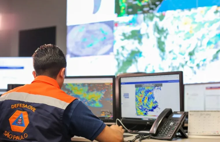 Nova frente fria traz chuva para São Paulo, informa Defesa Civil do Estado