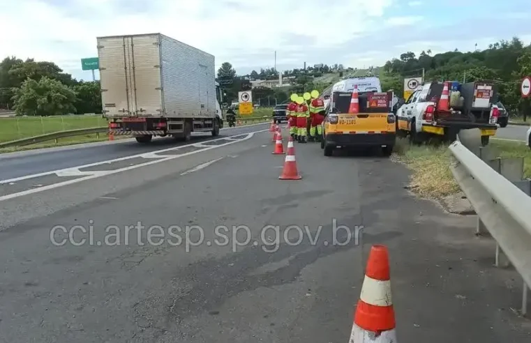 Pedestre é atropelado e morto na SP-340, em Jaguariúna