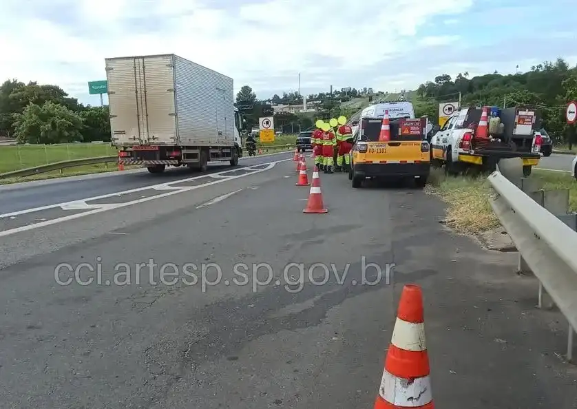 Pedestre é atropelado e morto na SP-340, em Jaguariúna