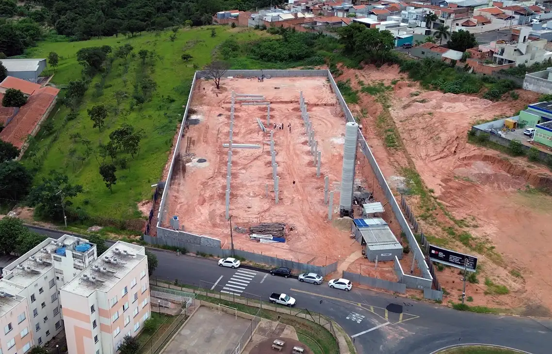 Avançam as obras da Escola Amália Barros, na Zona Leste