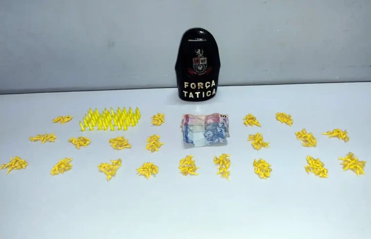 Homem é flagrado com 200 pedras de crack no Jardim do Lago, em Mogi Mirim