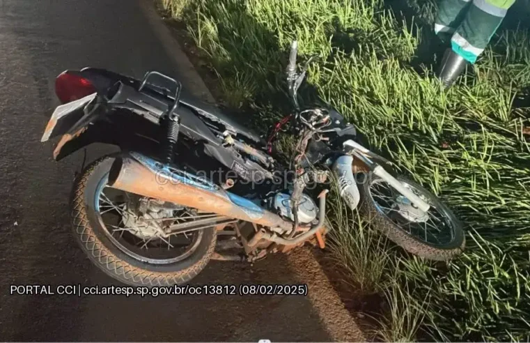 Acidente mata motociclista na SP-332, em Conchal