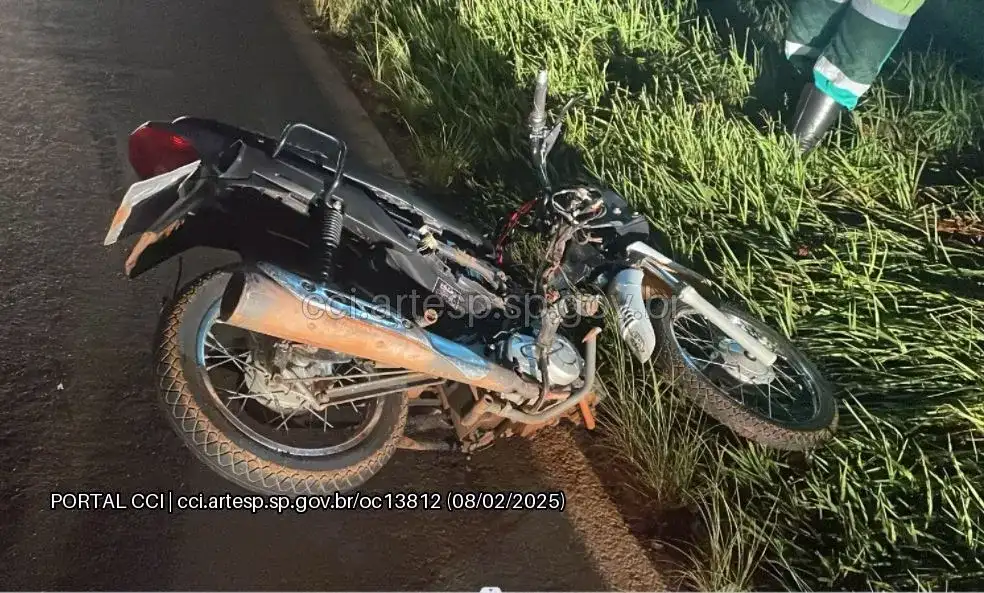 Acidente mata motociclista na SP-332, em Conchal