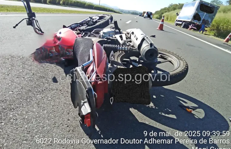 Motociclista morre em acidente na SP-342, em Mogi Guaçu