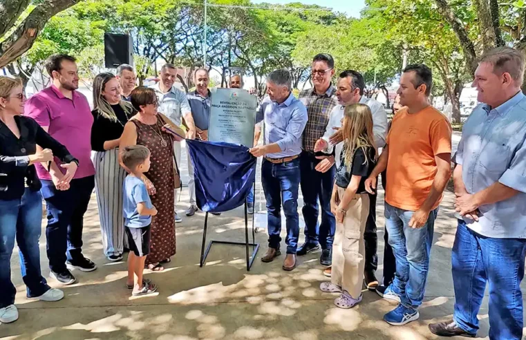 Revitalizada, Praça Anderson Martinelli é entregue à população de Mogi Guaçu