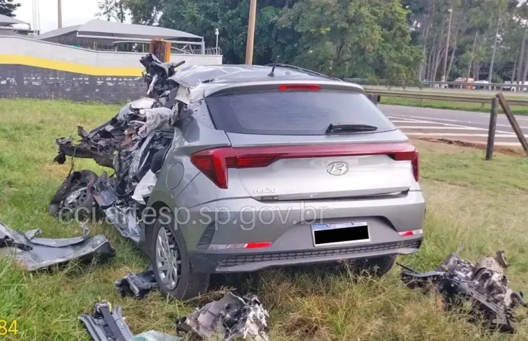 Colisão frontal na SP-352 em Itapira causa morte de motorista