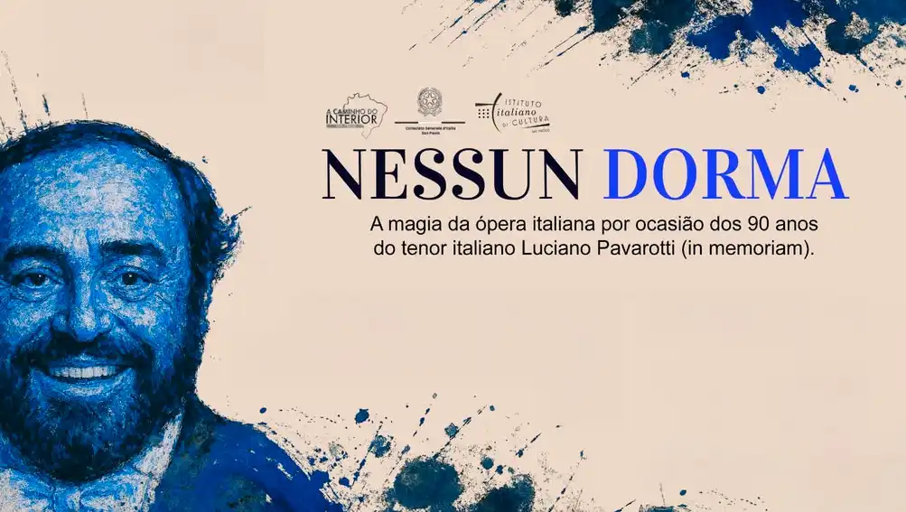 Mogi Mirim recebe espetáculo “Nessun Dorma” em homenagem aos 90 anos de Pavarotti