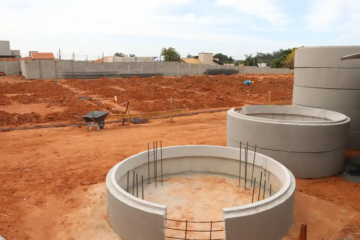 Avançam as obras da escola Helena dos Santos Alves, em Mogi Mirim