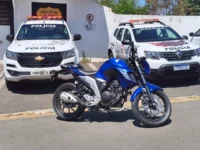 PM recupera moto roubada em Itapira poucas horas depois do crime