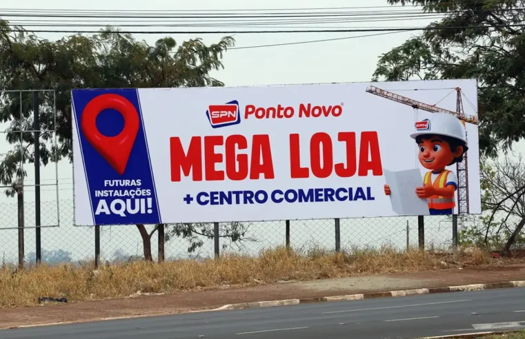 Ponto Novo anuncia megaloja e centro comercial para 2027, em Mogi Mirim
