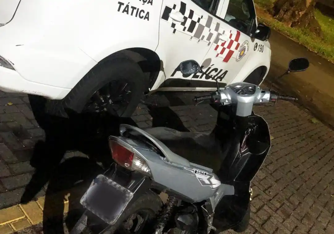 Homem é detido em Mogi Guaçu com moto furtada e vai responder por receptação