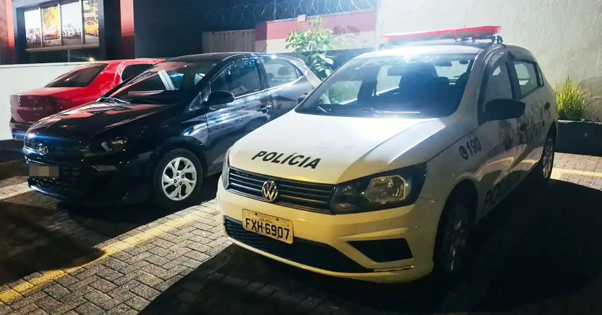 Veículo furtado em Campinas é recuperado pela PM em Mogi Guaçu