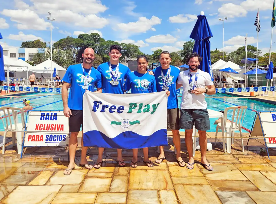 Seis medalhas para a Free Play na etapa de Santa Bárbara d’Oeste do Circuito Unami
