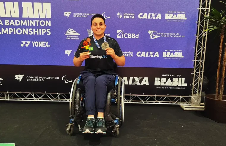Elis colhe primeiros resultados no badminton e sonha com paralimpíada