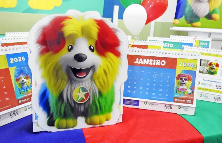 Syrius lança Cãolendário 2026 estrelado pela mascote Yris