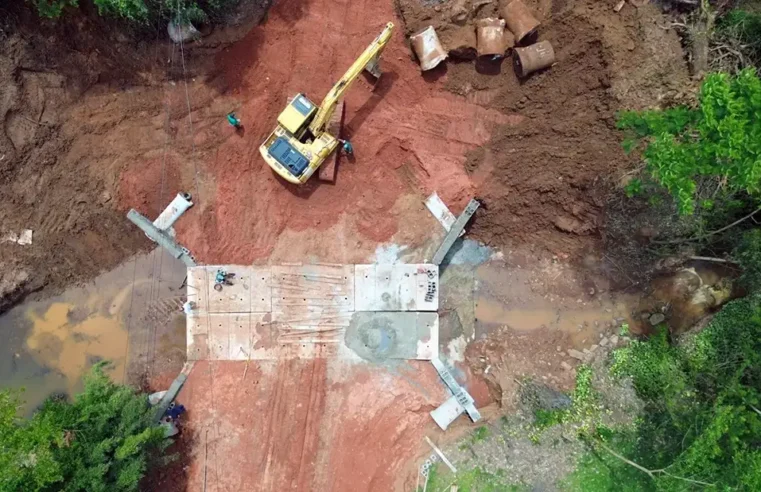 Obras de duplicação da ponte na Estrada Velha de Itapira interditam via até janeiro