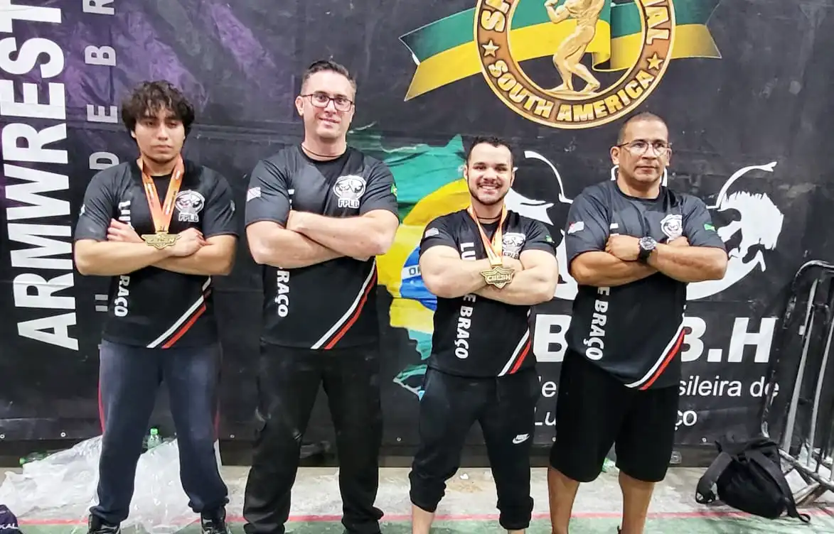 Atletas do Águias de Aço se classificam para sul-americano de luta de braço