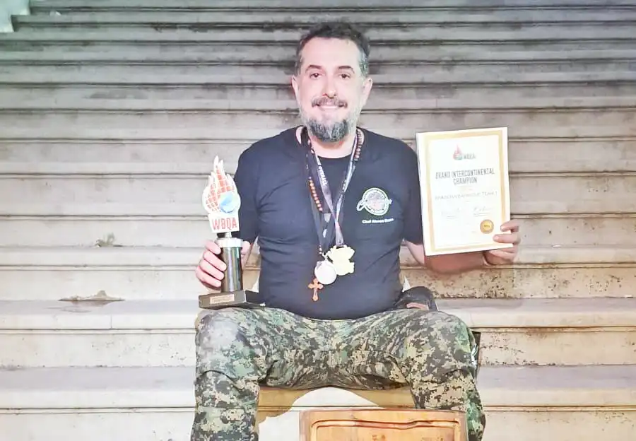 Mogimiriano Alonso Moreno integrou equipe campeã mundial de churrasco