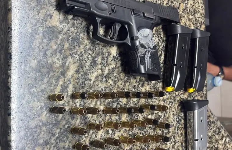 Homem ameaça familiar com arma de fogo e acaba preso pela PM, em Jaguariúna