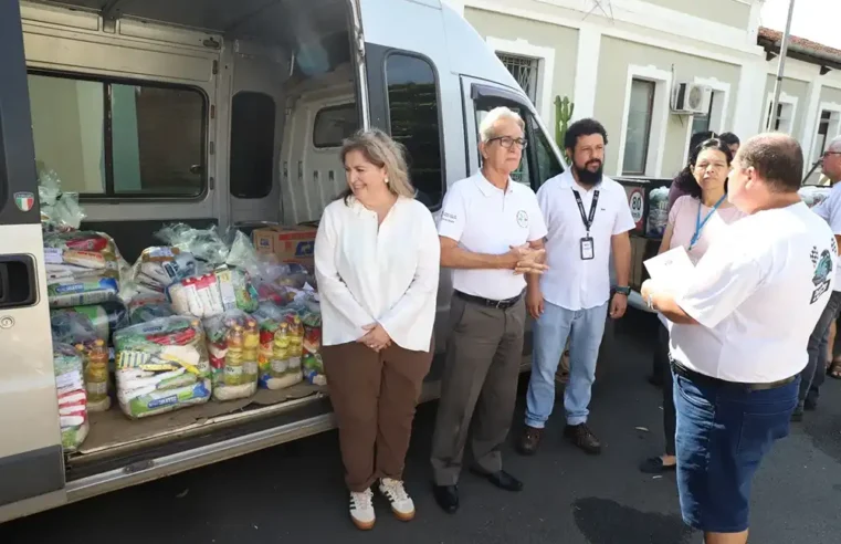 Prefeitura recebe 1,5 tonelada de alimentos repassada pelo Clube do Fusca de Mogi Mirim