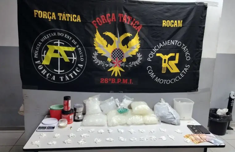 Polícia Militar prende três pessoas e desarticula ponto de tráfico em Mogi Guaçu