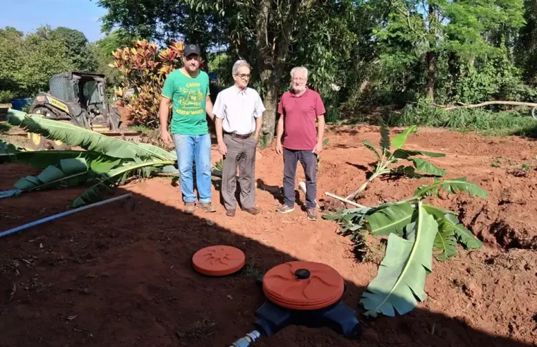 Projeto de instalação de fossas sépticas avança no bairro rural Paiol de Telhas