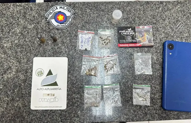 Polícia Militar apreende cultivo de maconha e munição em residência de Itapira
