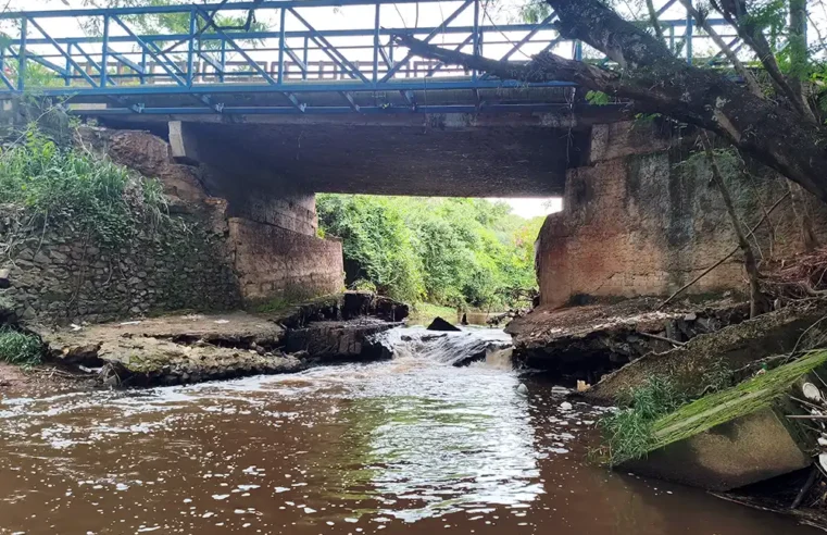 Ponte da Rodovia Nagib Chaib não tem previsão para liberação, diz DER