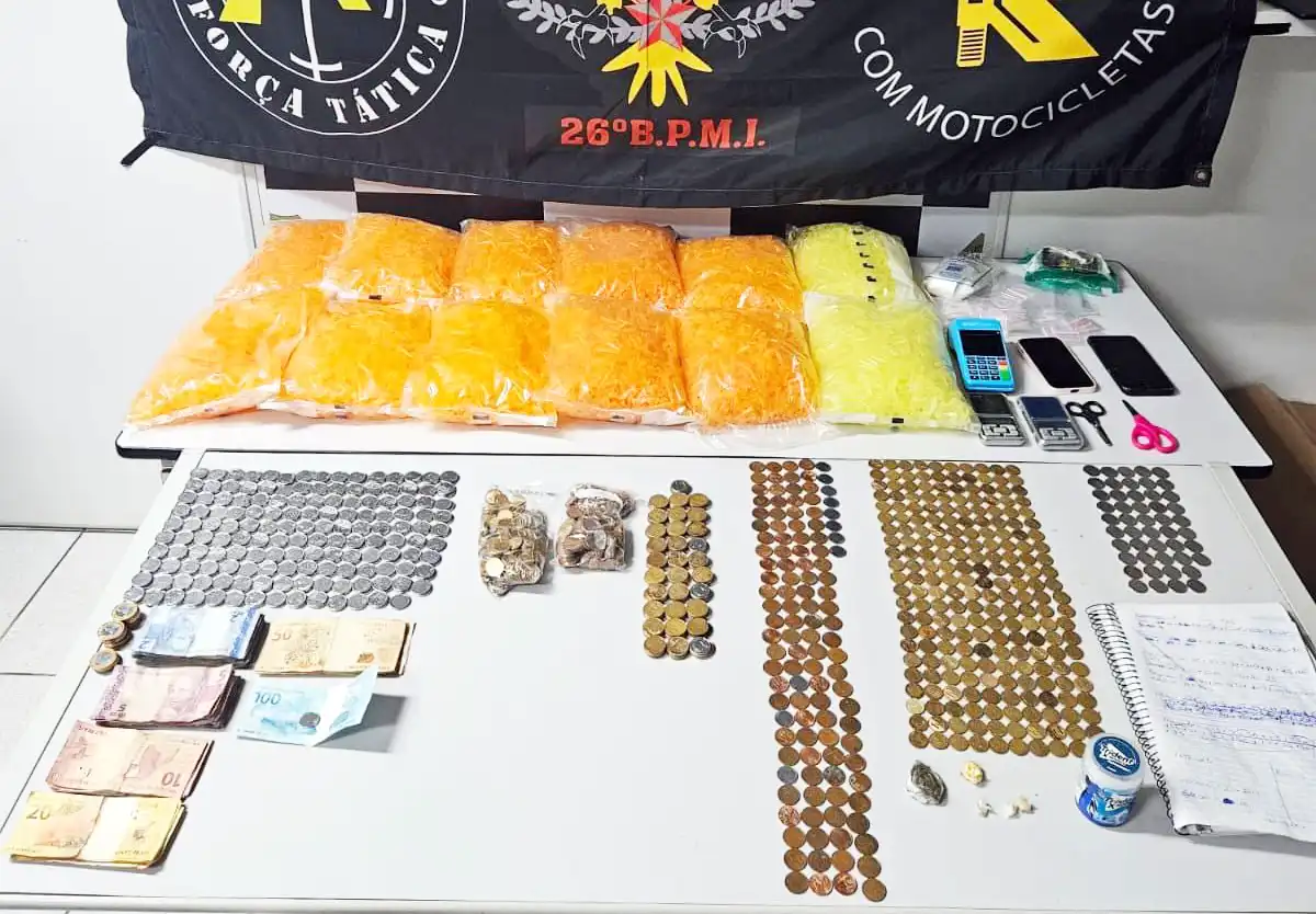 Polícia Militar prende homem por tráfico em residência no Ypê 2, em Mogi Guaçu