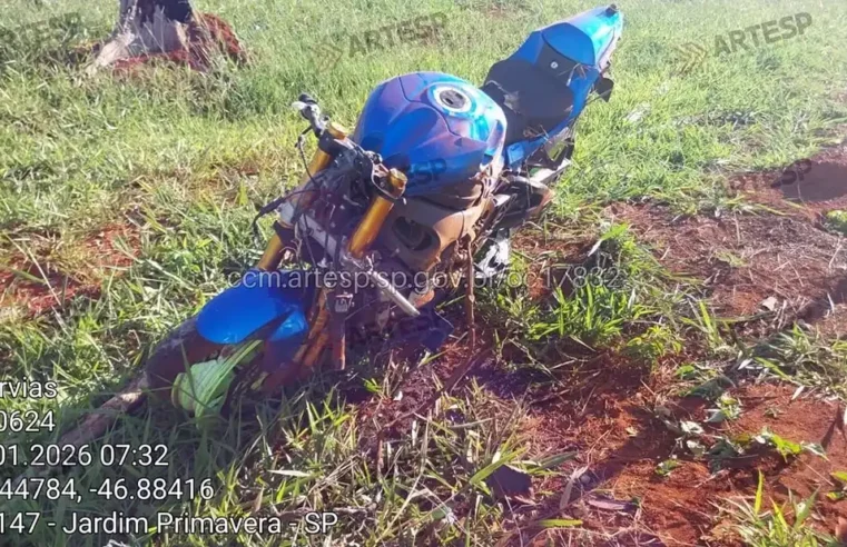 Motociclista morre em acidente na SP-147, em Mogi Mirim