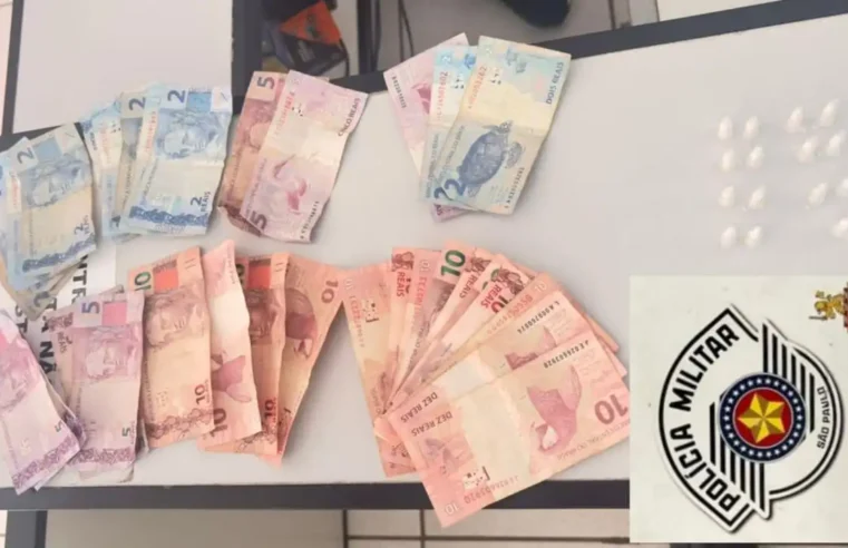 Homem é preso por tráfico de drogas no Jardim Florestal, em Estiva Gerbi