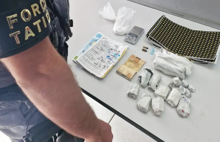 Polícia apreende drogas, munições e prende suspeito de tráfico em Mogi Guaçu