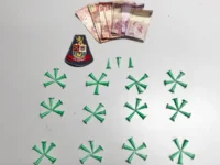 Homem é preso por tráfico de drogas durante abordagem policial em Estiva Gerbi