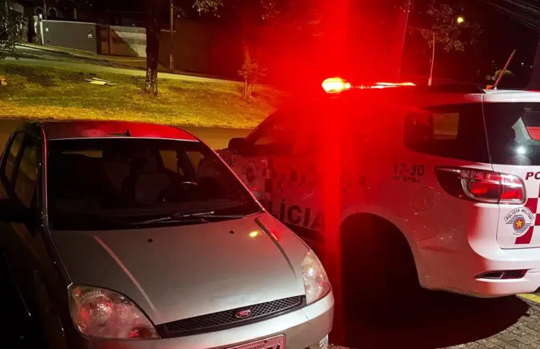 Polícia Militar recupera veículo furtado e detém suspeito em Mogi Guaçu