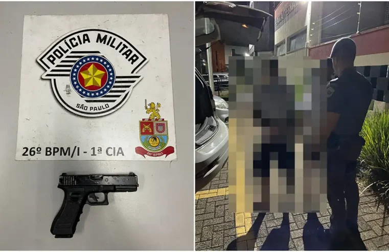 PM apreende simulacro de arma durante abordagem em Mogi Guaçu