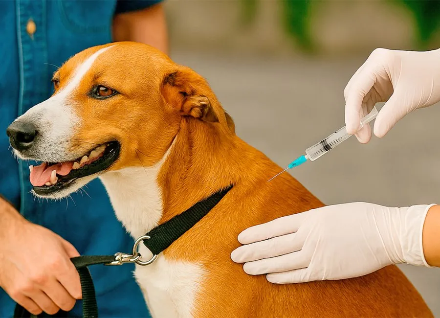 Vacinação antirrábica gratuita é oferecida durante todo o ano em Mogi Guaçu
