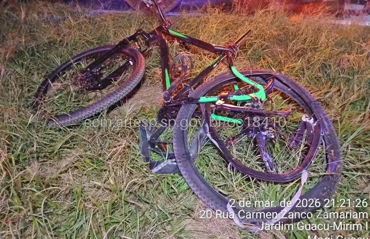 Ciclista morre após colisão com van na SP-340, em Mogi Guaçu
