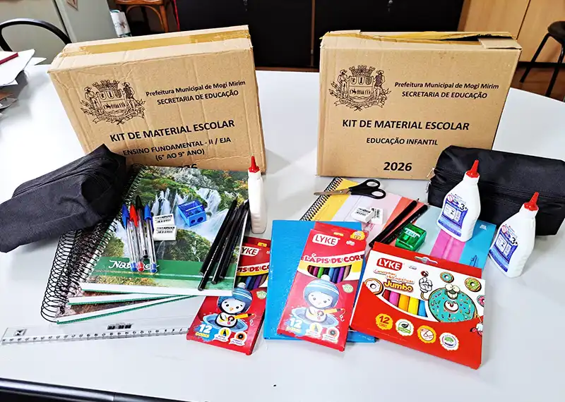 Mogi Mirim anuncia nova etapa da entrega dos kits de material escolar