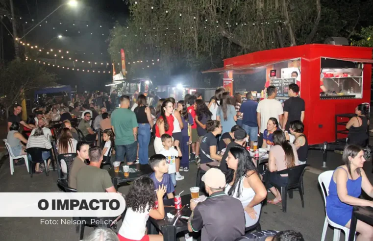 Primeira etapa do Festival Food Truck da Acimm atraiu centenas ao Lavapés