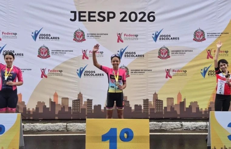 Ciclista de Mogi Guaçu é campeã dos Jogos Escolares do Estado de São Paulo