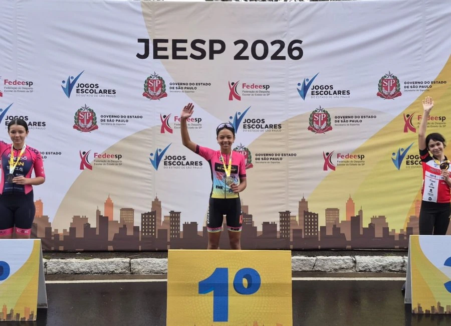 Ciclista de Mogi Guaçu é campeã dos Jogos Escolares do Estado de São Paulo