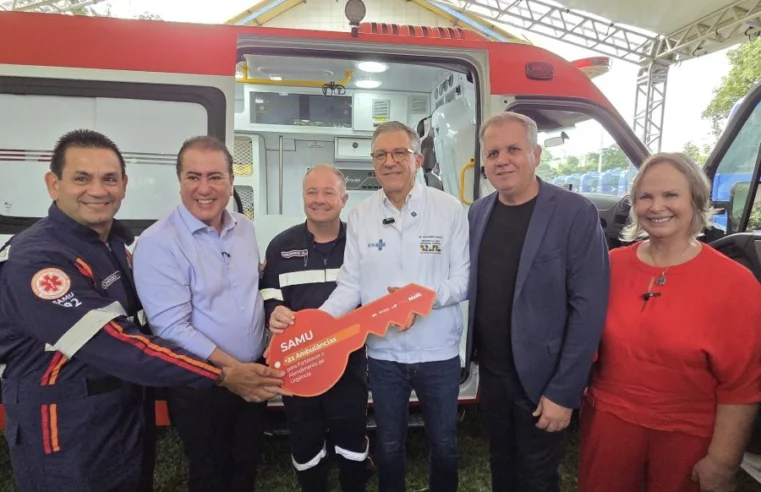 Mogi Guaçu recebe nova ambulância do Samu do Ministério da Saúde