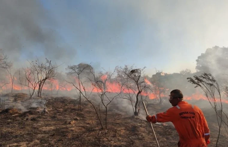 Defesa Civil alerta para aumento do risco de incêndios no estado