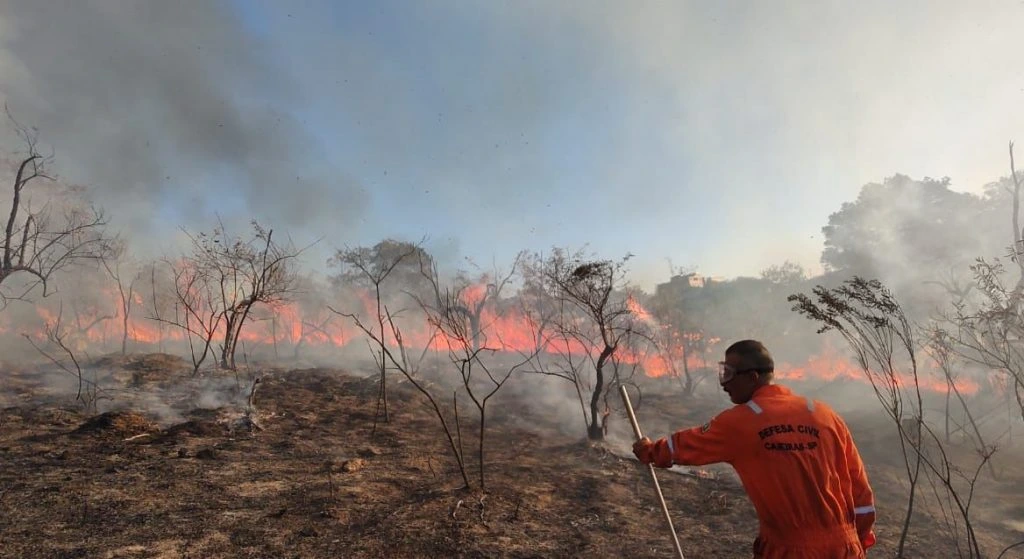 Defesa Civil alerta para aumento do risco de incêndios no estado